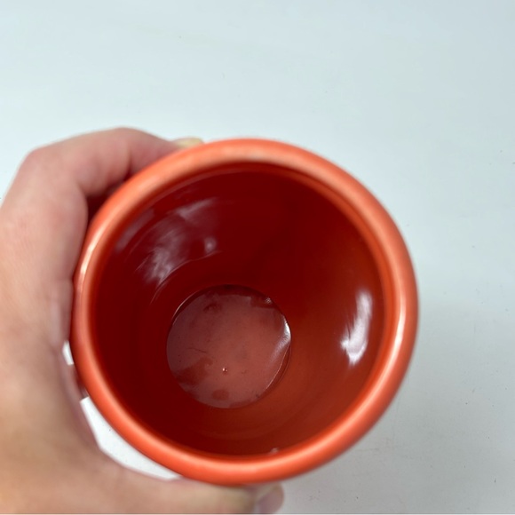 Fiestaware Homer Laughlin Persimmon Orange Flower Bud Vase Retired - Picture 3 of 5